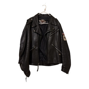 Men's Harley-Davidson Black Leather Motorcycle Jacket XL